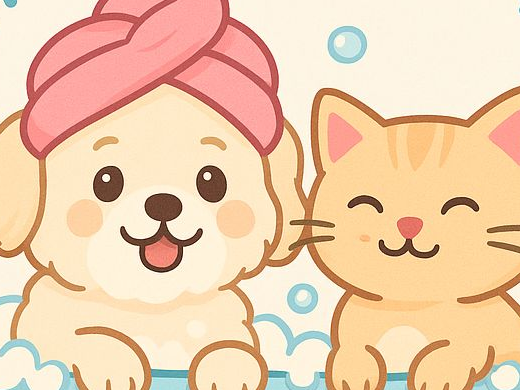 Logo PomPom Pet — Banho e Tosa em Cajamar